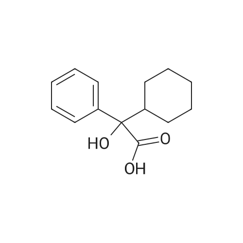 α-Cyclohexylmandelic acid Chemical structure